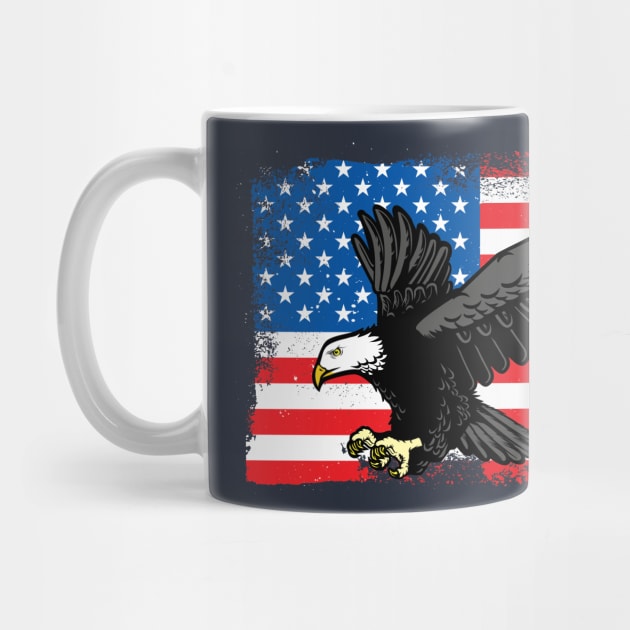 Patriotic Eagle by Graphico